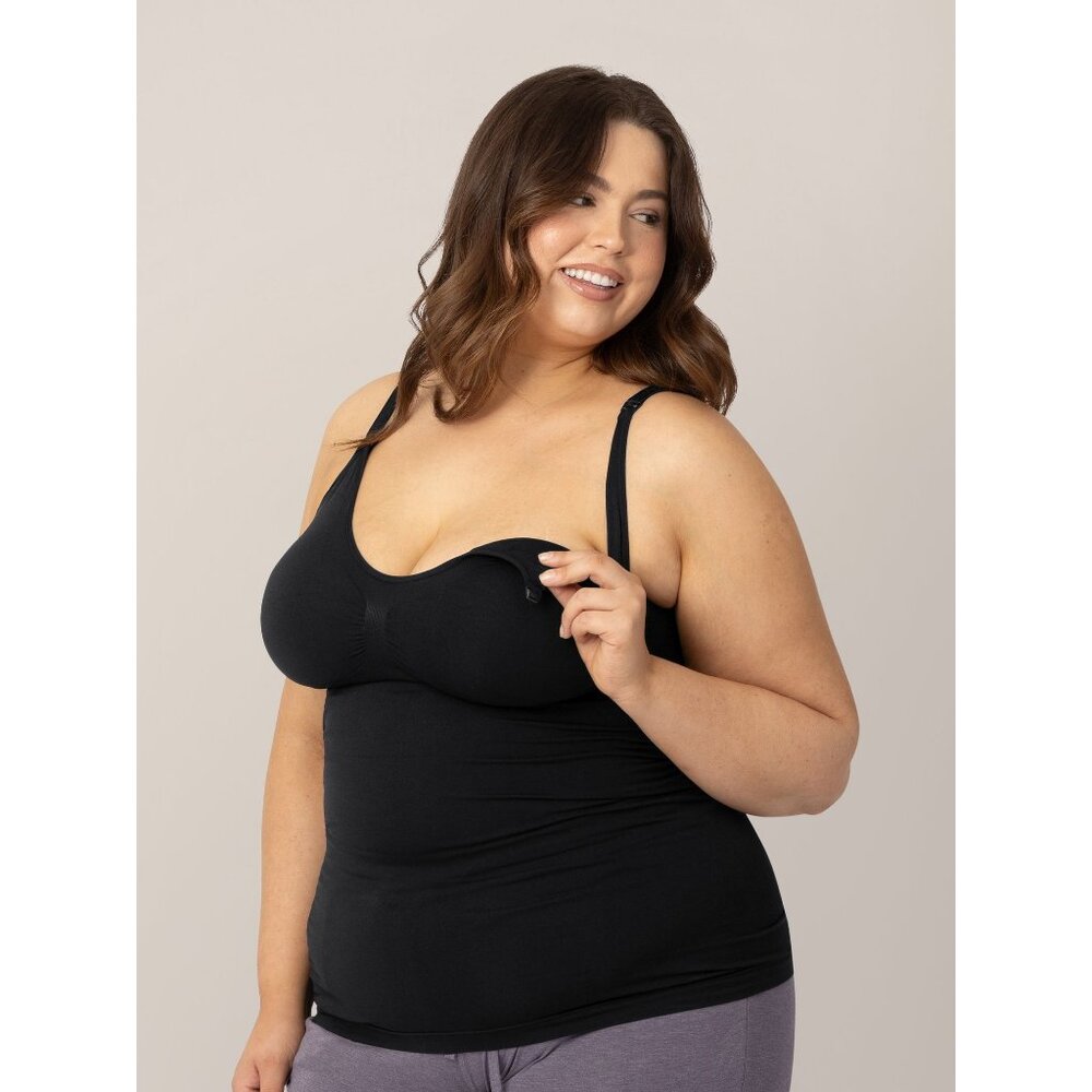 ⭐️Kindred Bravely Size Large Black Simply Sublime Maternity Nursing Tank Top